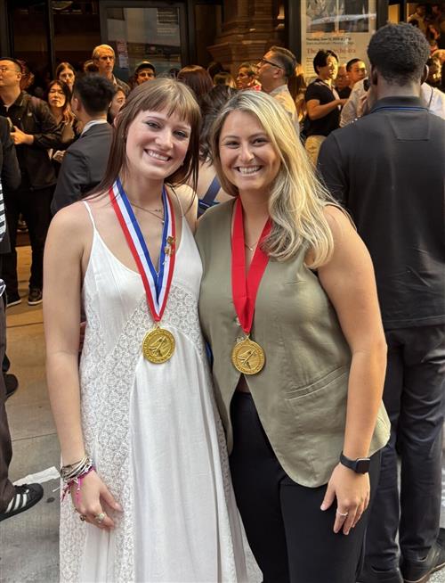 Award winning student and teacher